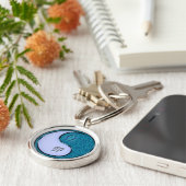 Weegschaal & Waterkonijn Sleutelhanger (Zijkant)