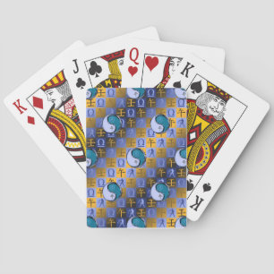 Weegschaal & Waterpaard Pokerkaarten