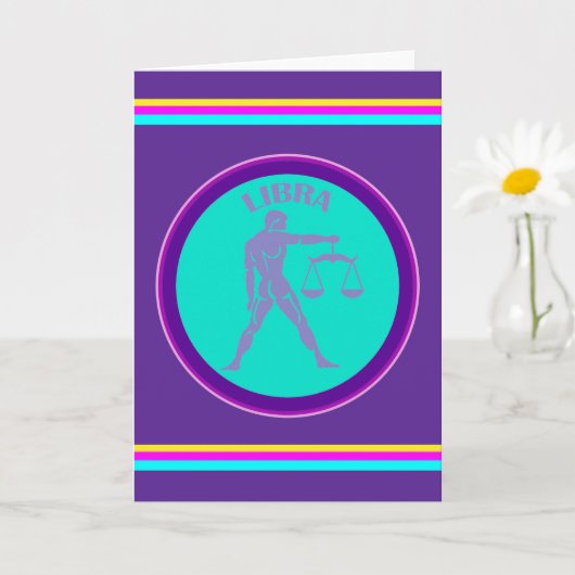 Weegschaal wenskaart kaart (Kleine Plant)