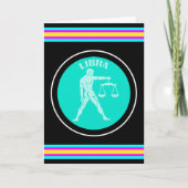 Weegschaal wenskaart kaart (Voorkant)