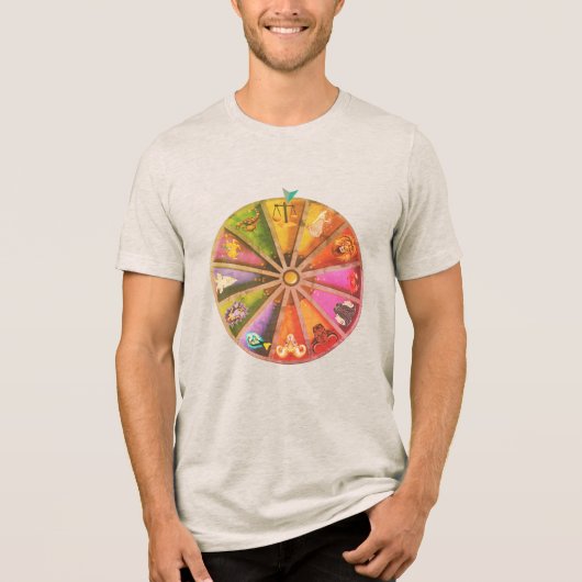 Weegschaal wint Tri-Blend shirt (Voorkant)