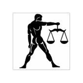 Weegschaal Zodiac Art Stempel (Afrduk)