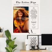 Weegschaal | Zodiac Astrology Fotokrant Poster (Thuiskantoor)