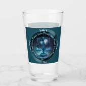 Weegschaal Zodiac Bier Glas (Voorkant)