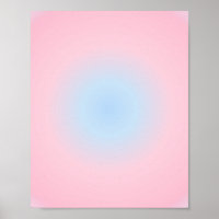 Weegschaal Zodiac, Roze Blauw Aura Gradient