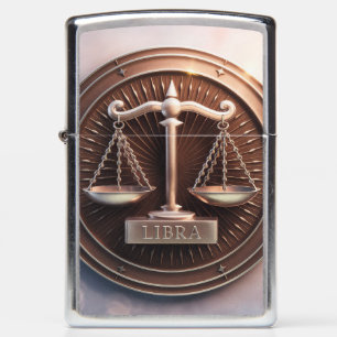 Weegschaal Zodiac Sign Metalen Embleem #1