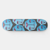 Weegschaarplaat Skateboard (Horizontaal)