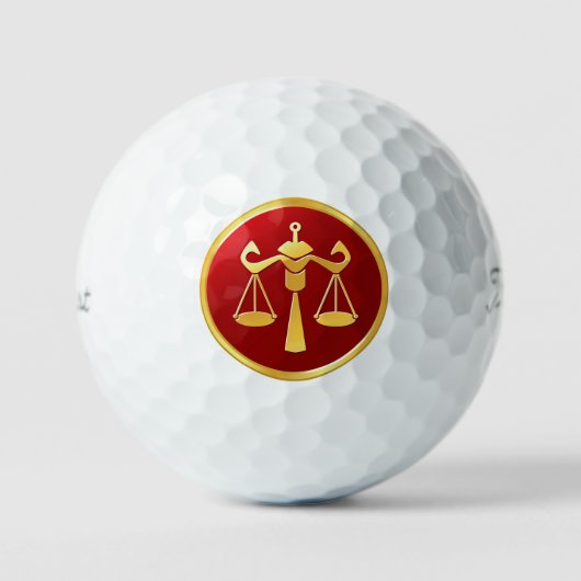Weegschalen Golfballen (Voorkant)