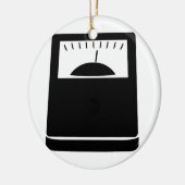 weegschalen keramisch ornament (Links)