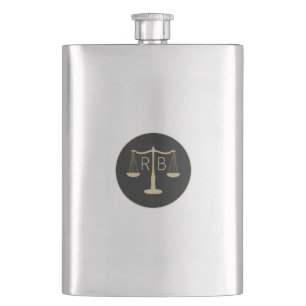 Weegschalen van Justice Flask Flacon