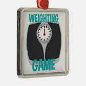 Weegspel Metalen Ornament (Rechts)