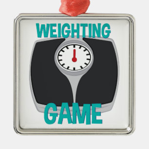 Weegspel Metalen Ornament