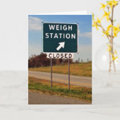 Weegstation gesloten kaart (Gele Bloem)