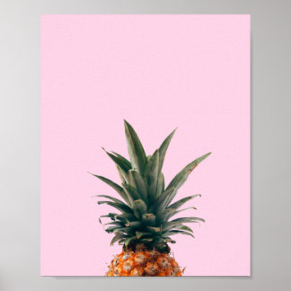 Week een ananas, een trend, een moderne poster