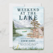Week-end au lac | Invitation à une soirée d'enterr (Devant)