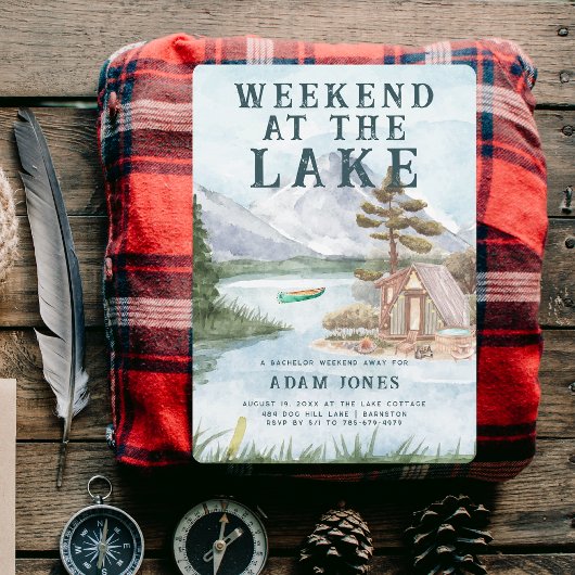 Week-end au lac | Invitation à une soirée d'enterr