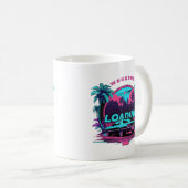 Week-end Chargement Retro Sunset 11 oz mug 80s Aes (Devant droit)