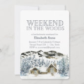 Week-end dans les bois | Invitation à la fête d'hi (Devant)