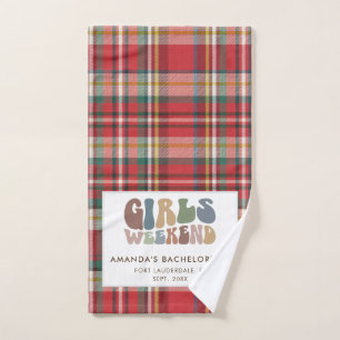 Week-end de filles célibataires en tartan Fête rus