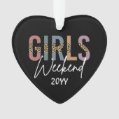 Week-end entre filles imprimé guépard séjour entre (devant)