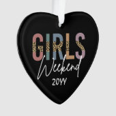 Week-end entre filles imprimé guépard séjour entre (devant)