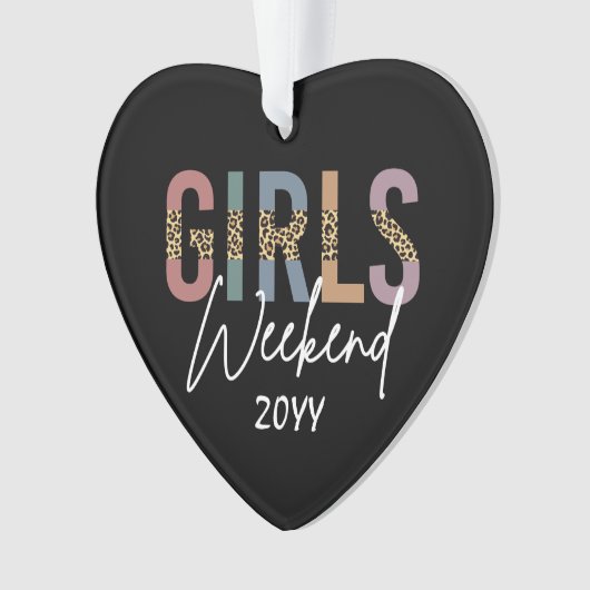 Week-end entre filles Imprimé guépard Voyage entre (devant)