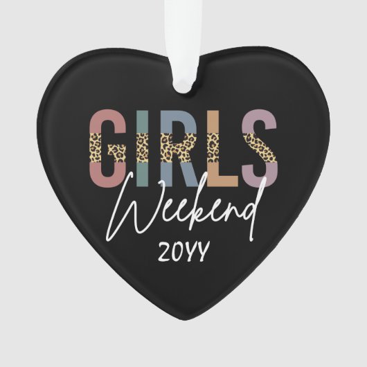 Week-end entre filles Imprimé guépard Voyage entre (devant)