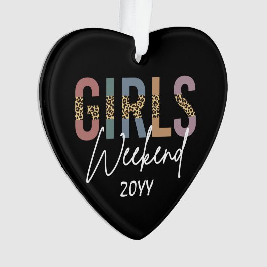 Week-end entre filles Imprimé guépard Voyage entre (devant)