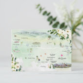 Week-end mariage à La Quinta | Carte Itinéraire (Debout devant)