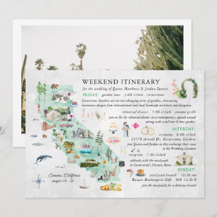 Week-end mariage à Napa   Carte d'itinéraire