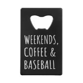 Week-ends, Café Et Baseball I (Dos)