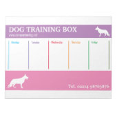 Week planer Shepherd Dog Notitieblok (Voorkant)