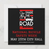 Week van de fietsveiligheid kaart (Achterkant)