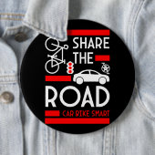 Week van de fietsveiligheid ronde button 6,0 cm (In situ)