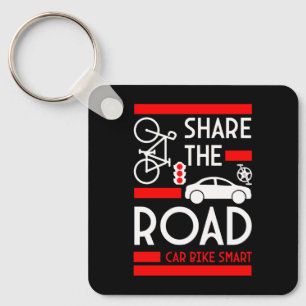 Week van de fietsveiligheid sleutelhanger
