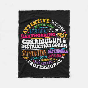 Week van waardering voor curriculum- en instructie fleece deken