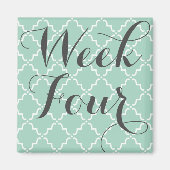 Week vier magneet (Voorkant)