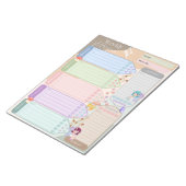 Weekblad Fantasy Fairy Butterfly Multicolor Notitieblok (Schuin)