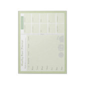 Weekblad Groene Planner Weekblad Notitieblok (Gedraaid)