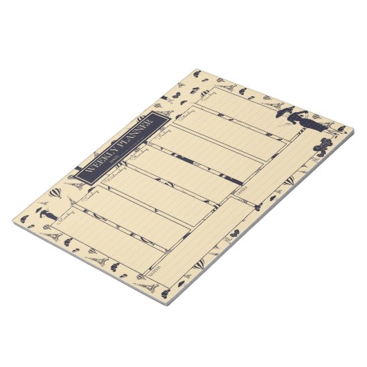 Weekblad Klassieke Mode Notitieblok (Schuin)