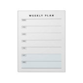 Weekblad Notitieblok (Gedraaid)