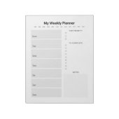 Weekblad Notitieblok (Gedraaid)