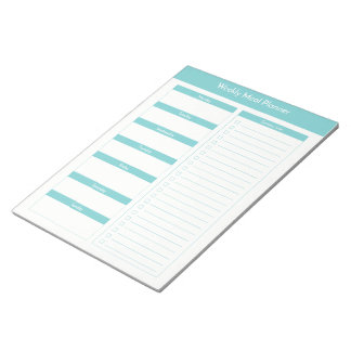 Weekblad Planner - Turquoise Notitieblok