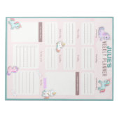 Weekblad Unicorn Planner Notitieblok (Voorkant)