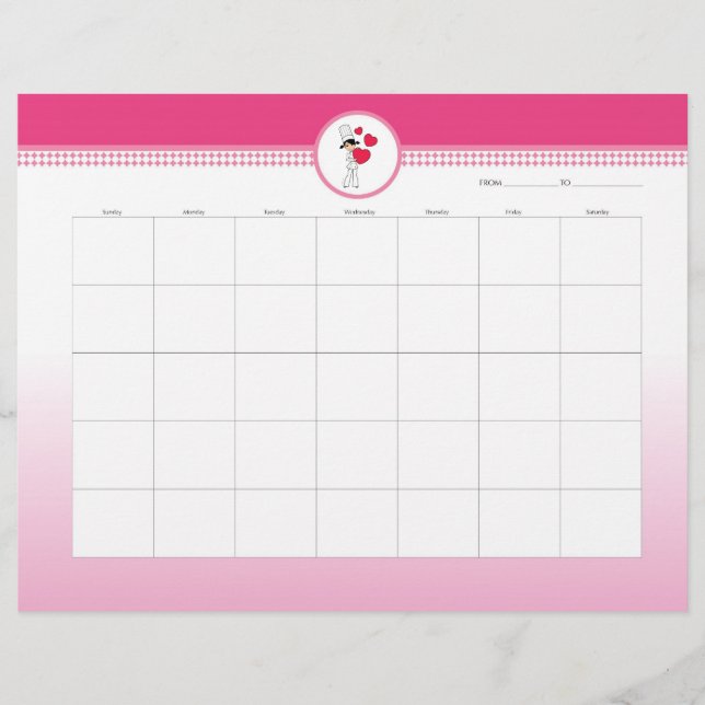 Weekblad voor maaltijden (Voorkant)