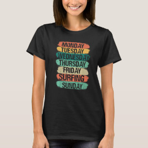 Weekdagen Maandag Woensdag Vrijdag Zur T-shirt
