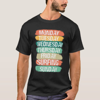 Weekdagen Maandag Woensdag Vrijdag Zur T-shirt