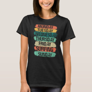 Weekdagen Maandag Woensdag Vrijdag Zur T-shirt