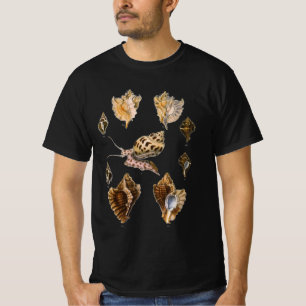 Weekdieren en slakken, Vintage Mariene Levensvorme T-shirt