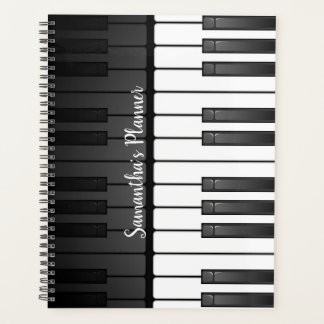 Weekelijks ontwerp van pianotoetsenbord/Maandelijk Planner